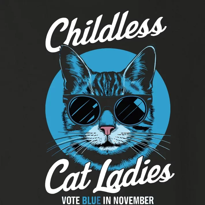 Childless Cat Ladies Vote Blue In November Democrats Liberal Toddler Long Sleeve Shirt