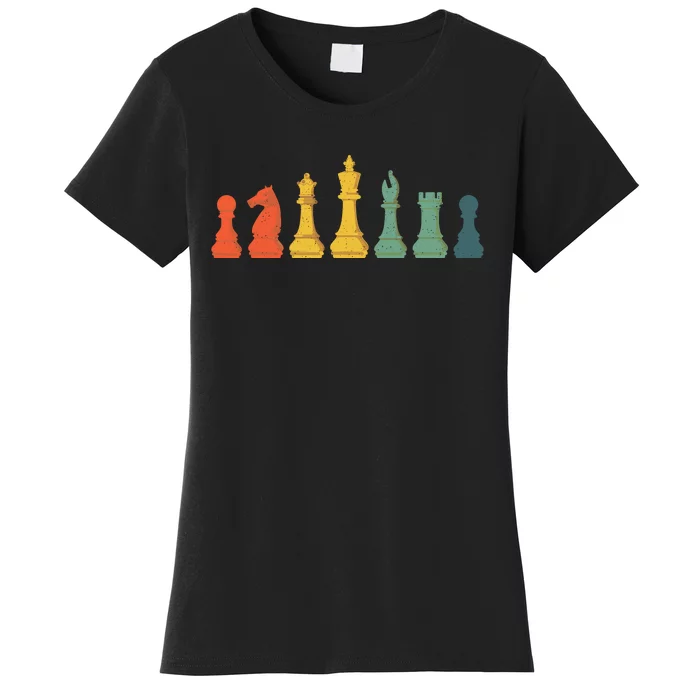 Cool Chess Lover Art For Boy Chess Players Novelty Women's T-Shirt