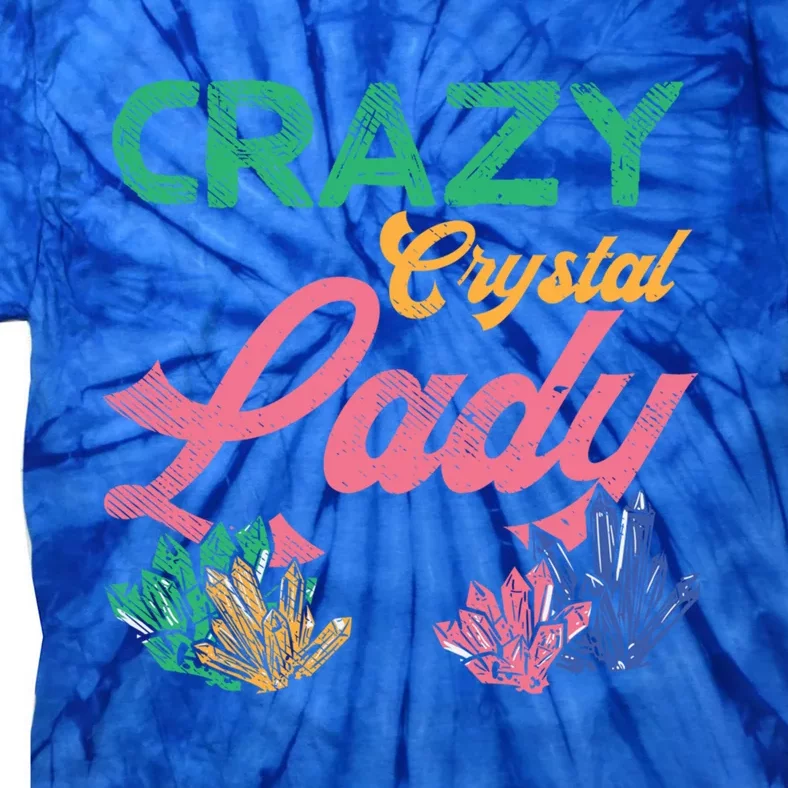 Crazy Crystal Lady Gift Tie-Dye T-Shirt