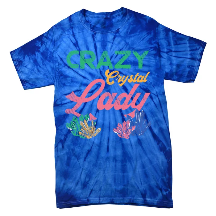 Crazy Crystal Lady Gift Tie-Dye T-Shirt