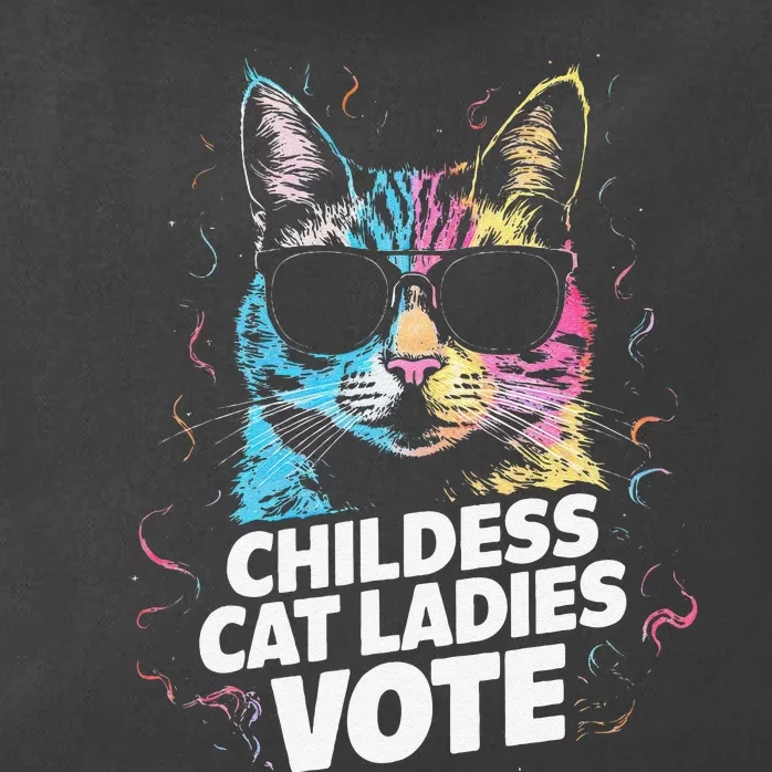 Childless Cat Ladies Vote Zip Tote Bag