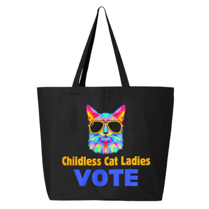 Childless Cat Ladies Vote Blue 25L Jumbo Tote