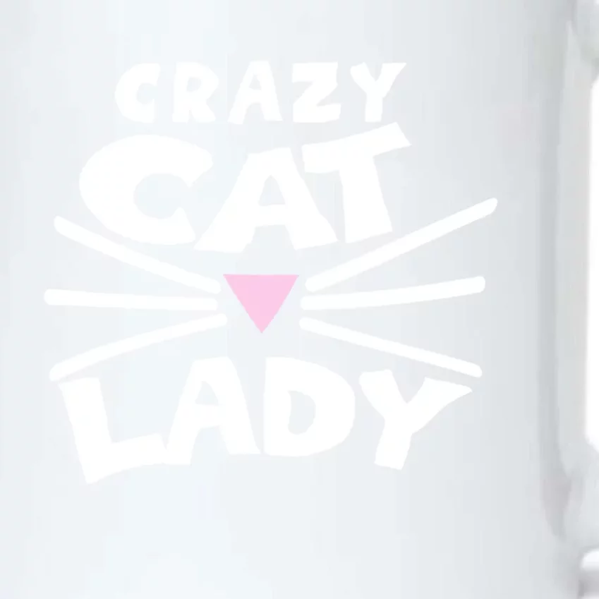 Crazy Cat Lady Long Funny Gift Cute Cat Gift Black Color Changing Mug