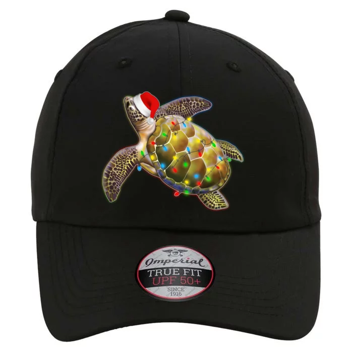 Cute Christmas Lights Santa Sea Turtle The Original Performance Cap