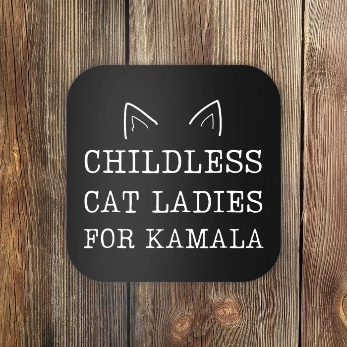 Childless Cat Ladies For Kamala 2024 Coaster