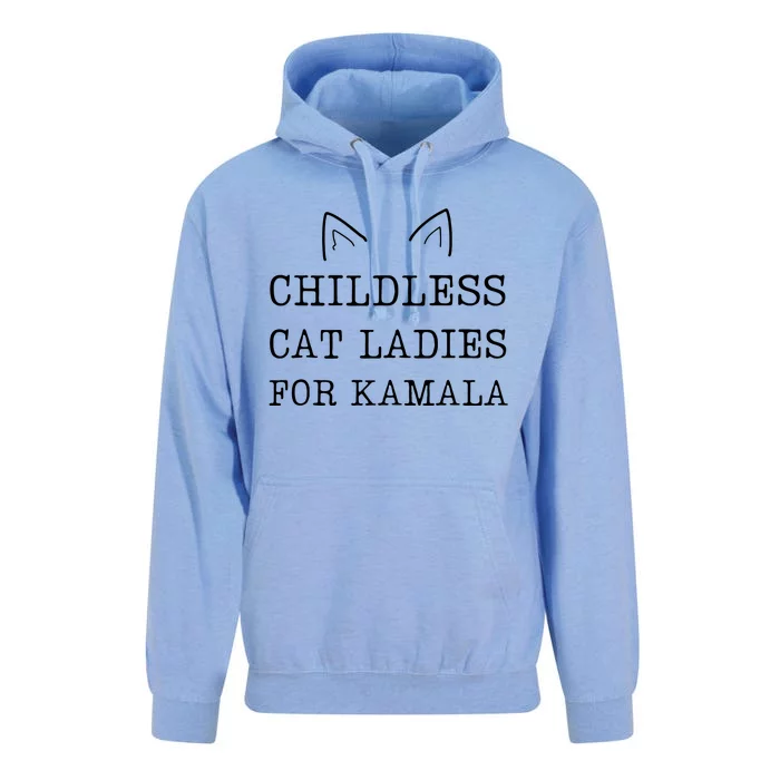 Childless Cat Ladies For Kamala 2024 Unisex Surf Hoodie