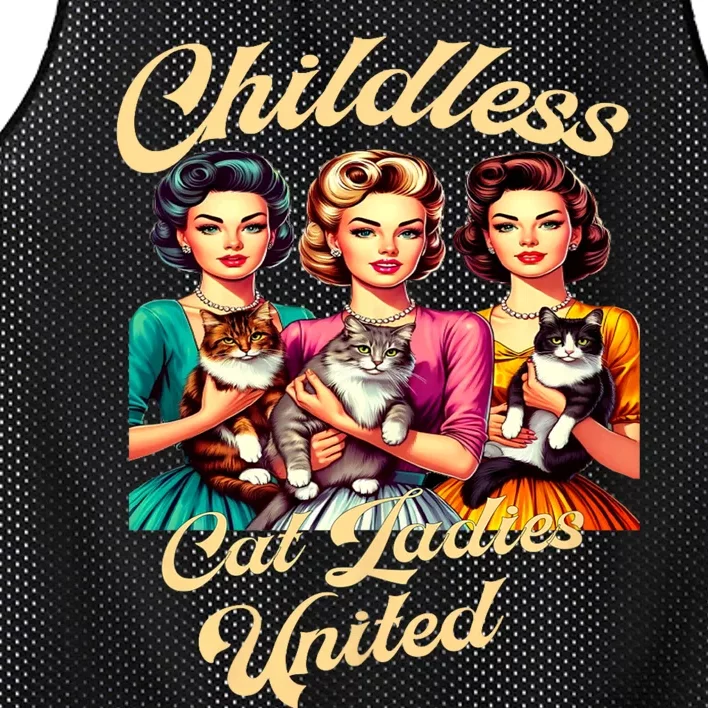 Childless Cat Ladies United Mesh Reversible Basketball Jersey Tank