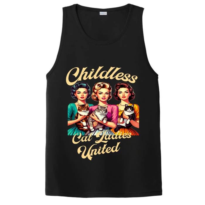 Childless Cat Ladies United Performance Tank