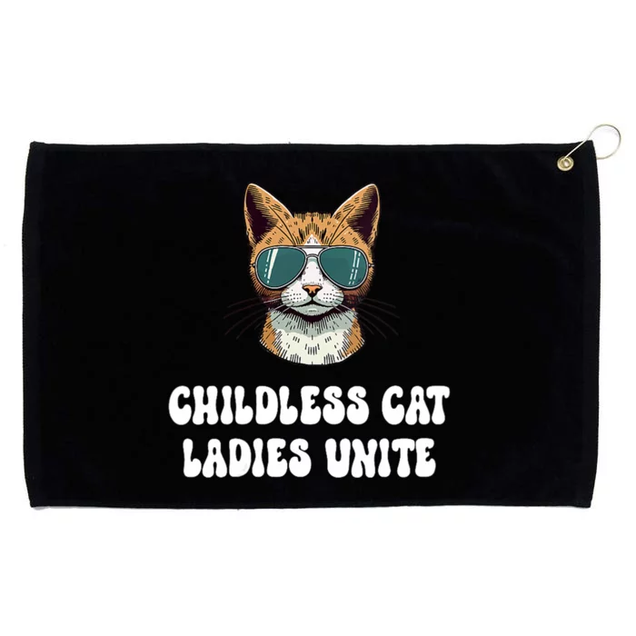 Childless Cat Ladies Unite Funny Cute Grommeted Golf Towel