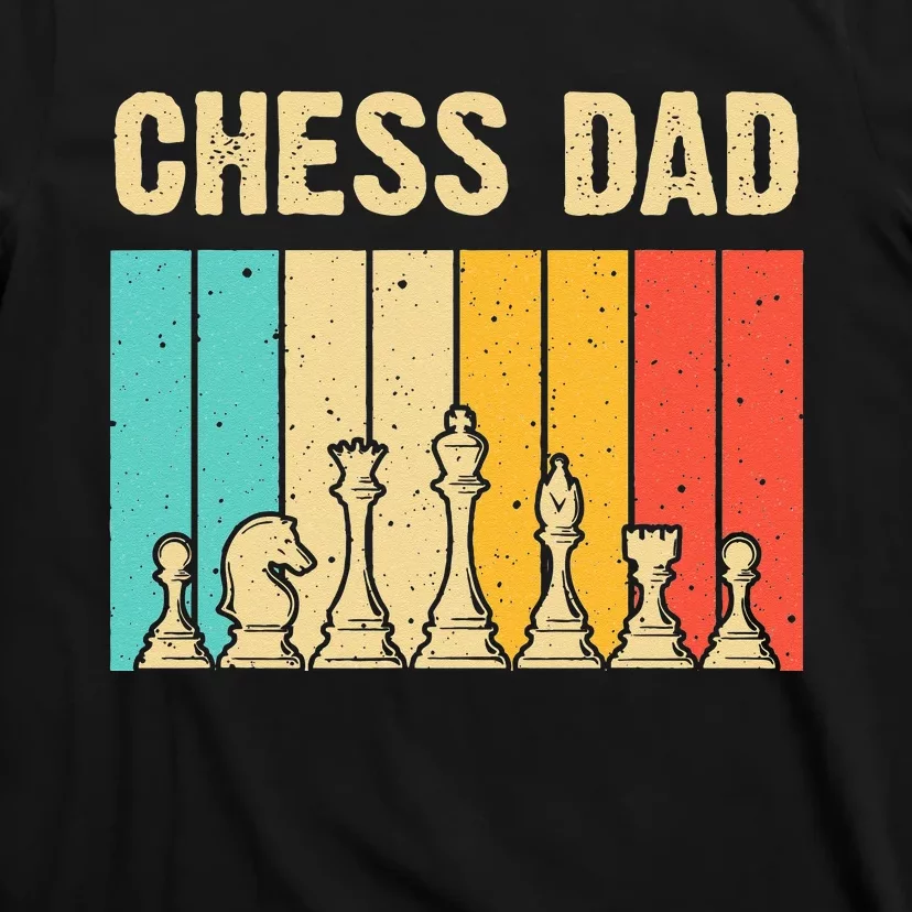 Cool Chess Lover Art For Dad Men Father Novelty Chess Player T-Shirt