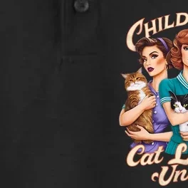 Childless Cat Ladies United Dry Zone Grid Performance Polo