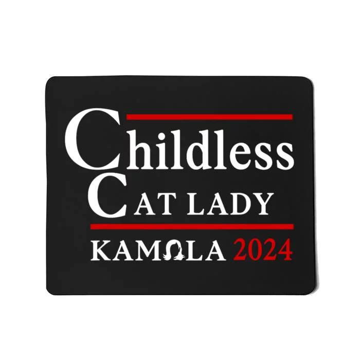 Childless Cat Lady 2024 Kamala Mousepad