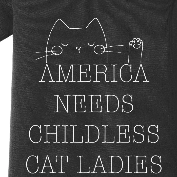 Childless Cat Ladies Vote 2024 Baby Bodysuit