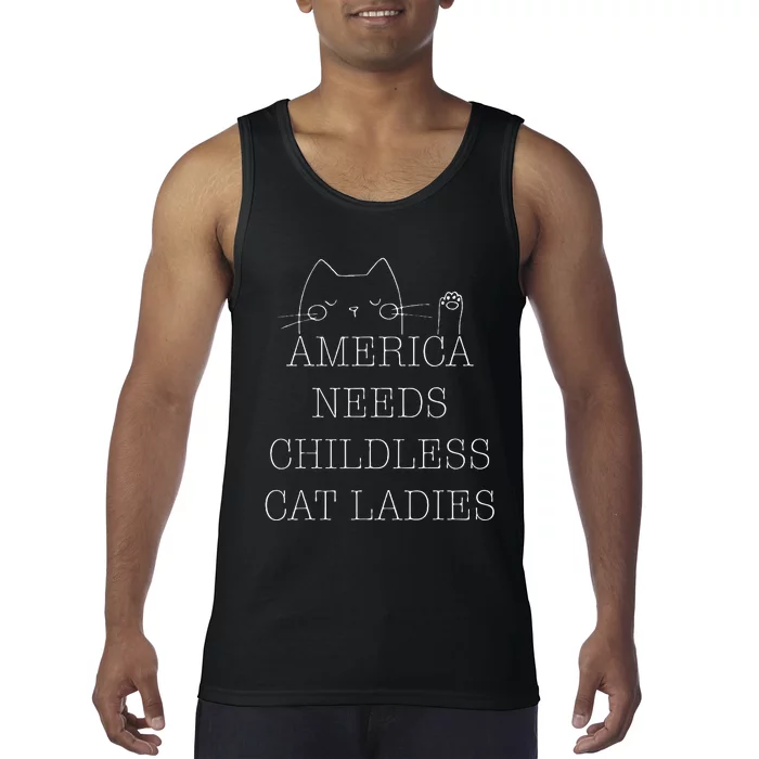 Childless Cat Ladies Vote 2024 Tank Top