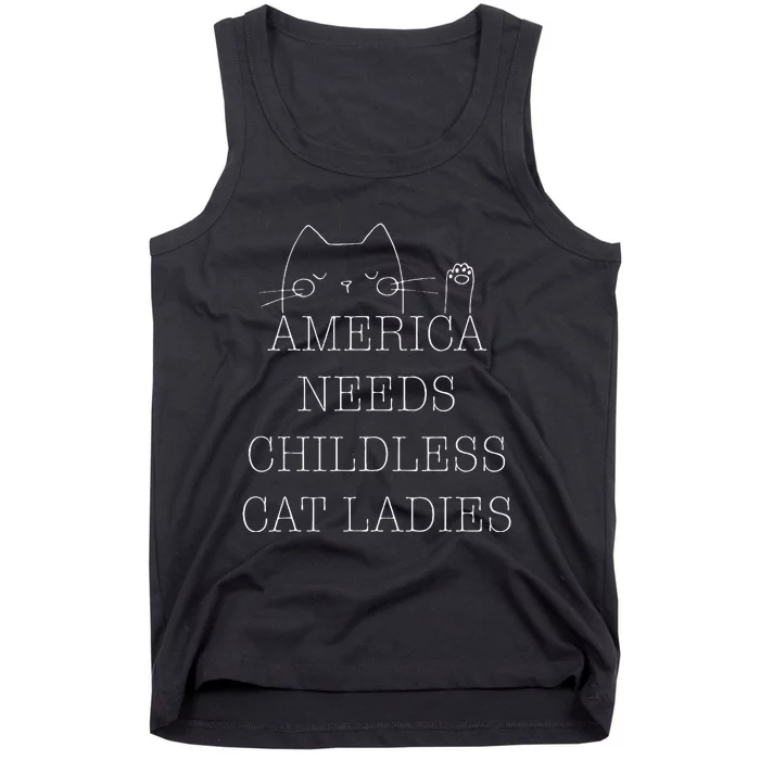 Childless Cat Ladies Vote 2024 Tank Top