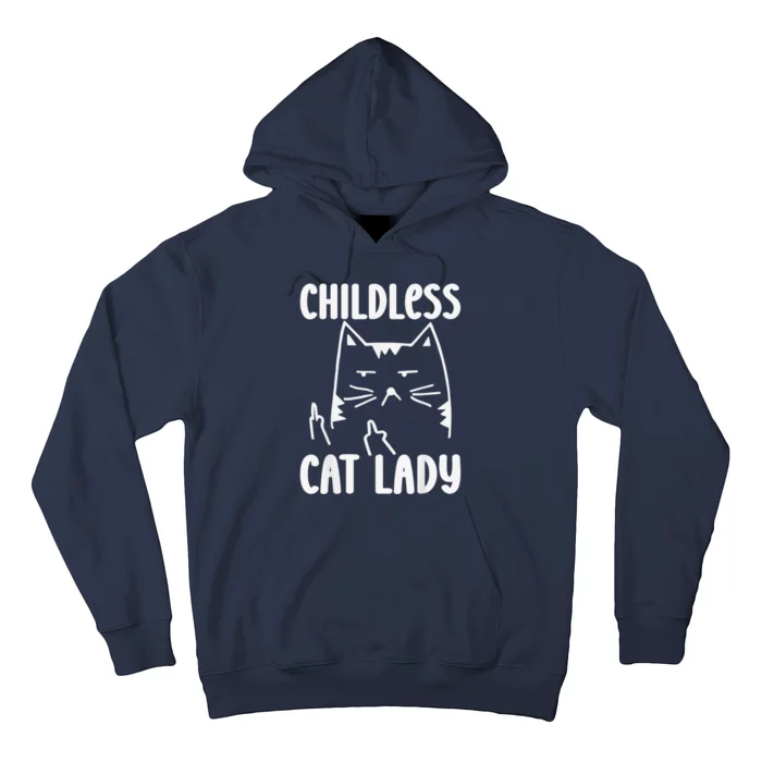 Childless Cat Lady 2024 Funny Political Elections Democrat Kamala Harris 2024 Hoodie