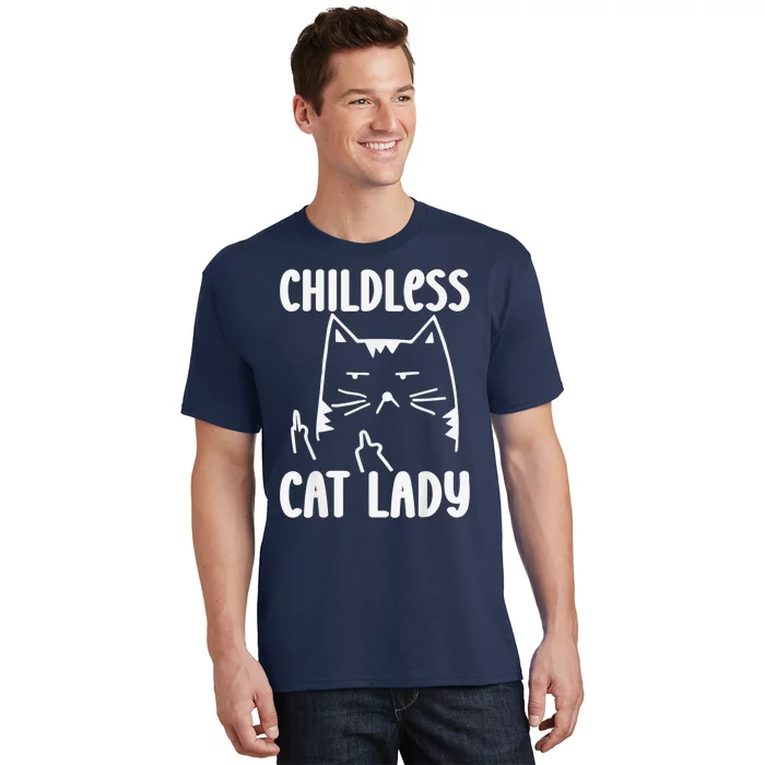 Childless Cat Lady 2024 Funny Political Elections Democrat Kamala Harris 2024 T-Shirt