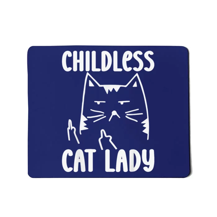 Childless Cat Lady 2024 Funny Political Elections Democrat Kamala Harris 2024 Mousepad