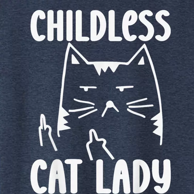 Childless Cat Lady 2024 Funny Political Elections Democrat Kamala Harris 2024 Women's Crop Top Tee