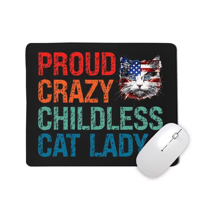 Childless Cat Ladies Vote Blue In November Democrats Liberal Mousepad