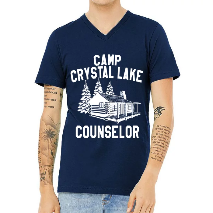 Camp Crystal Lake Counselor V-Neck T-Shirt