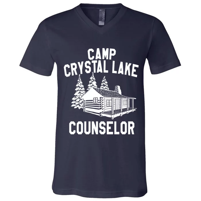 Camp Crystal Lake Counselor V-Neck T-Shirt