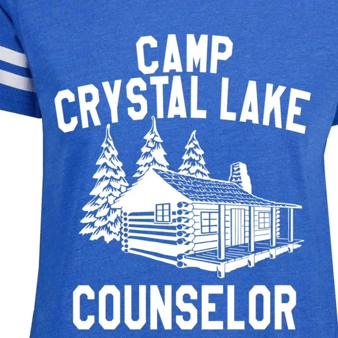 Camp Crystal Lake Counselor Enza Ladies Jersey Football T-Shirt