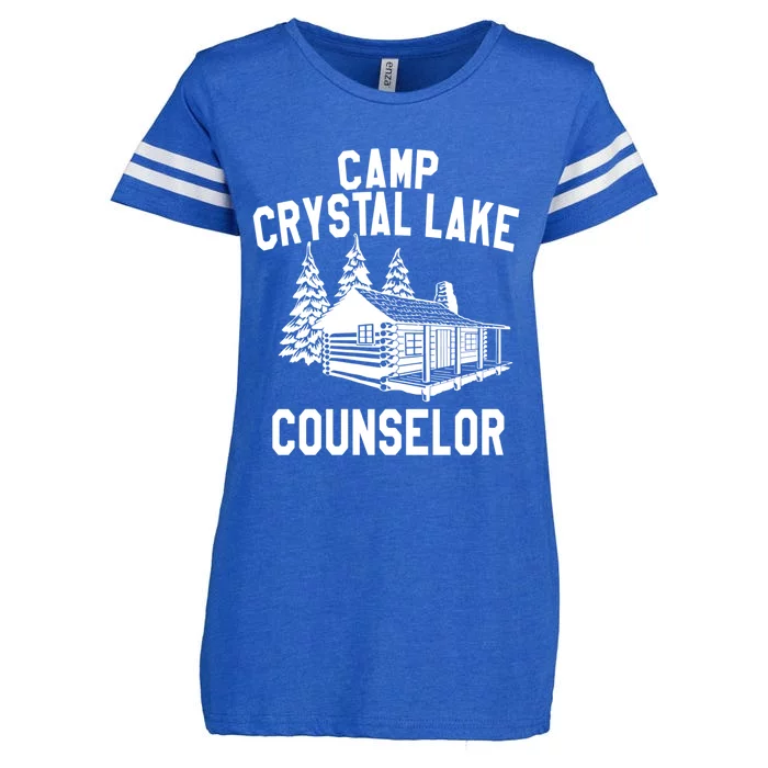 Camp Crystal Lake Counselor Enza Ladies Jersey Football T-Shirt