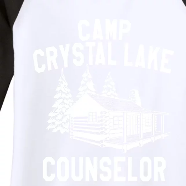 Camp Crystal Lake Counselor Women's Tri-Blend 3/4-Sleeve Raglan Shirt