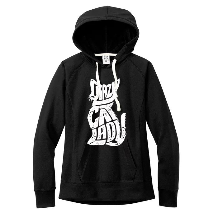 Crazy Cat Lady Women's Fleece Hoodie