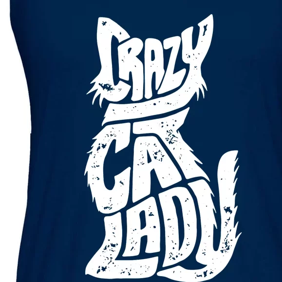 Crazy Cat Lady Ladies Essential Flowy Tank