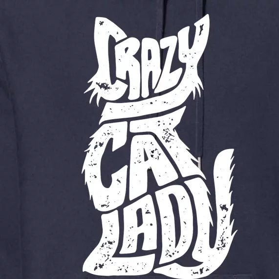 Crazy Cat Lady Premium Hoodie