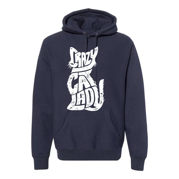 Crazy Cat Lady Premium Hoodie