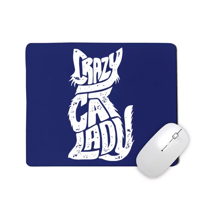 Crazy Cat Lady Mousepad