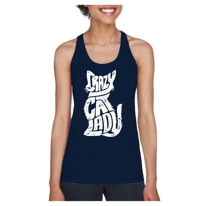 Crazy Cat Lady Women's Racerback Tank