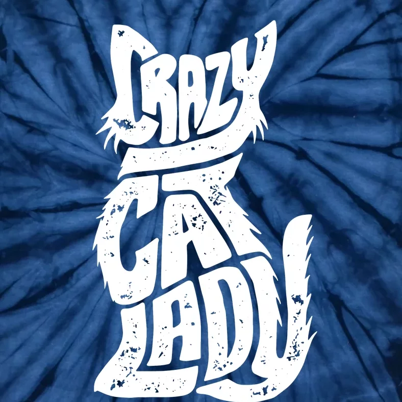 Crazy Cat Lady Tie-Dye T-Shirt