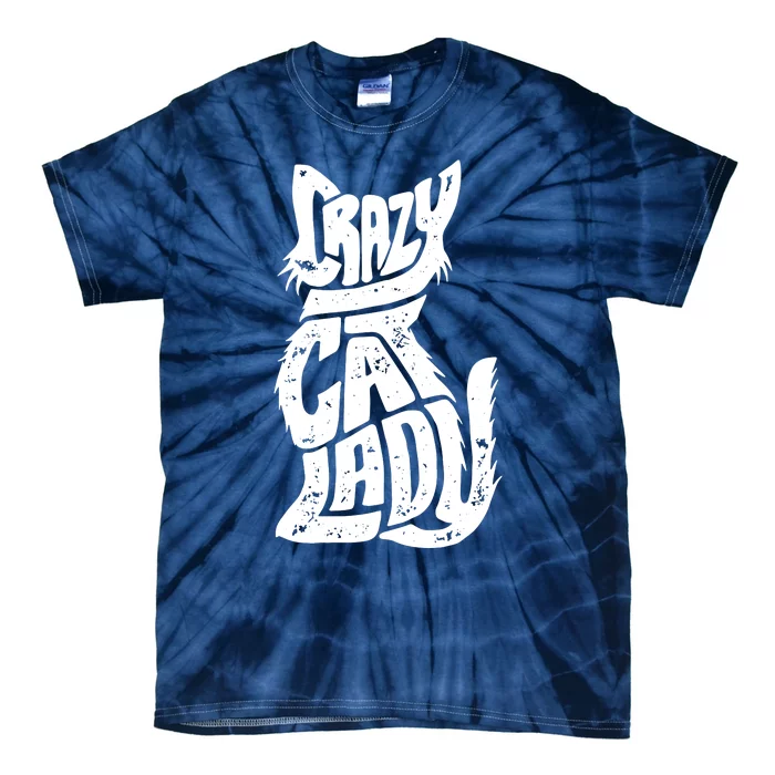 Crazy Cat Lady Tie-Dye T-Shirt