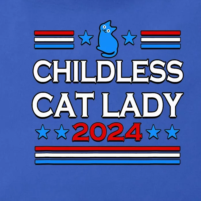 Childless Cat Lady 2024 Zip Tote Bag