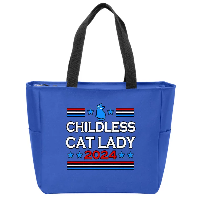 Childless Cat Lady 2024 Zip Tote Bag