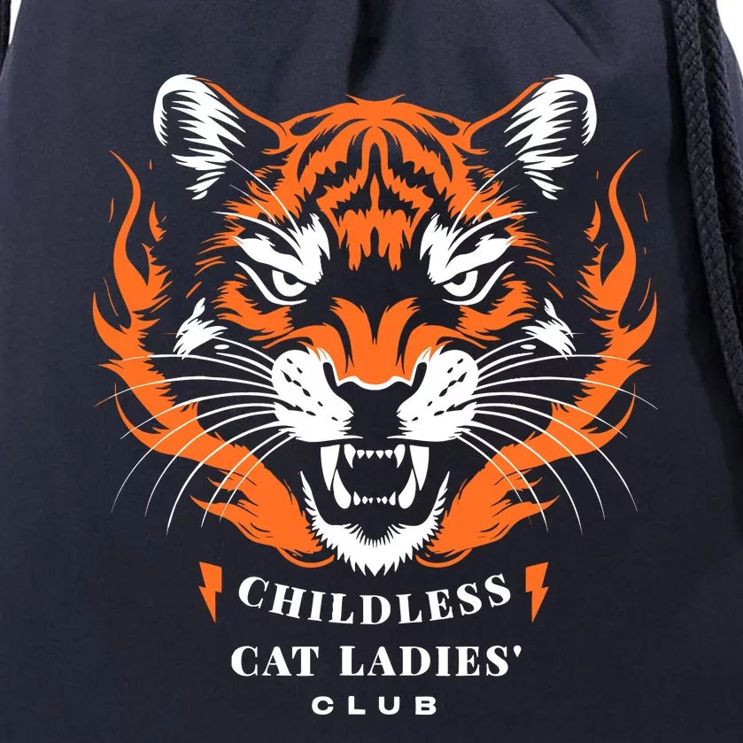 Childless Cat Ladies Drawstring Bag