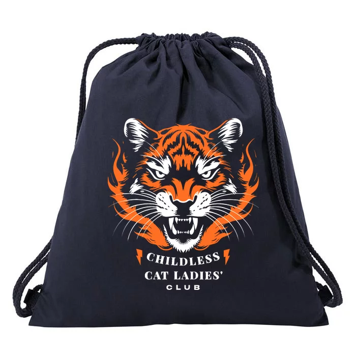 Childless Cat Ladies Drawstring Bag