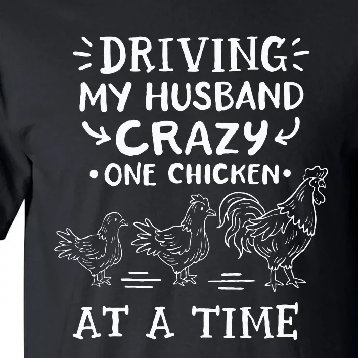 Crazy Chicken Lady Funny Chicken Tall T-Shirt