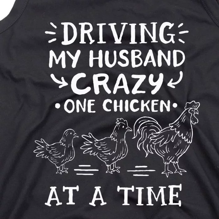 Crazy Chicken Lady Funny Chicken Tank Top