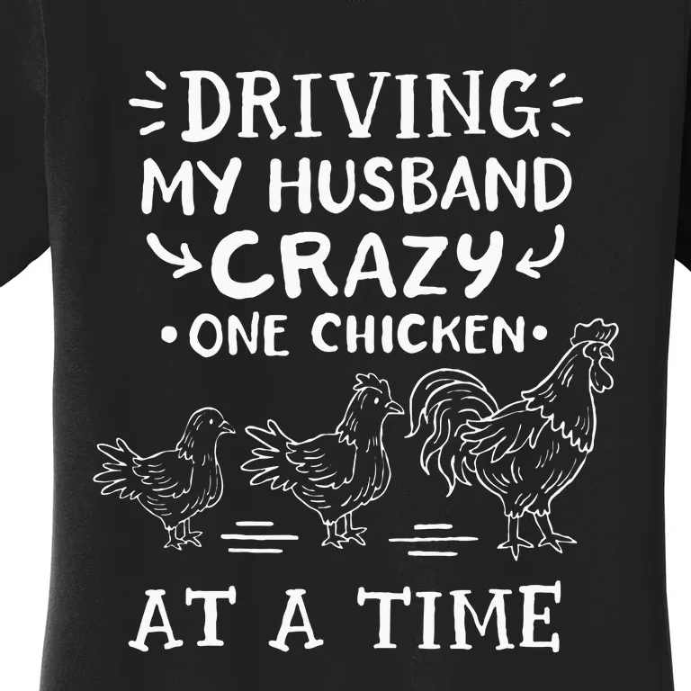 Crazy Chicken Lady Funny Chicken Women's T-Shirt