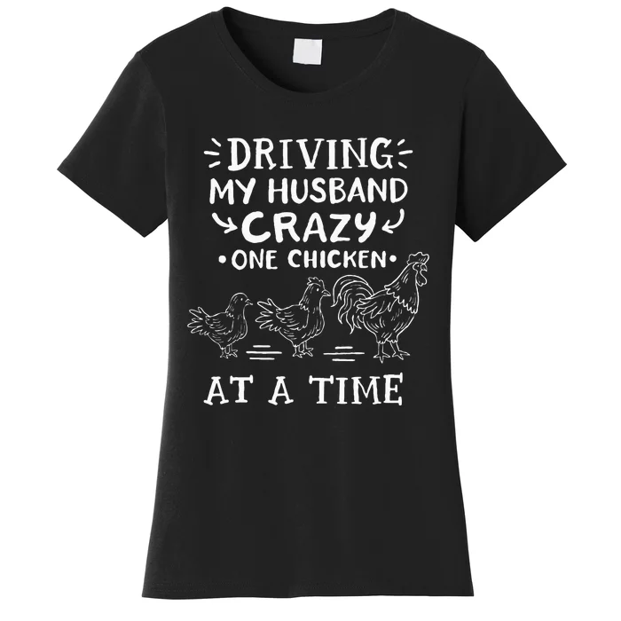 Crazy Chicken Lady Funny Chicken Women's T-Shirt