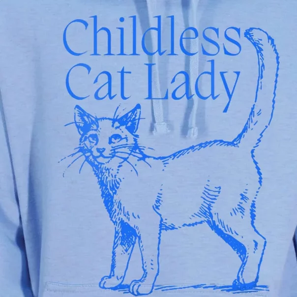 Childless Cat Lady Unisex Surf Hoodie