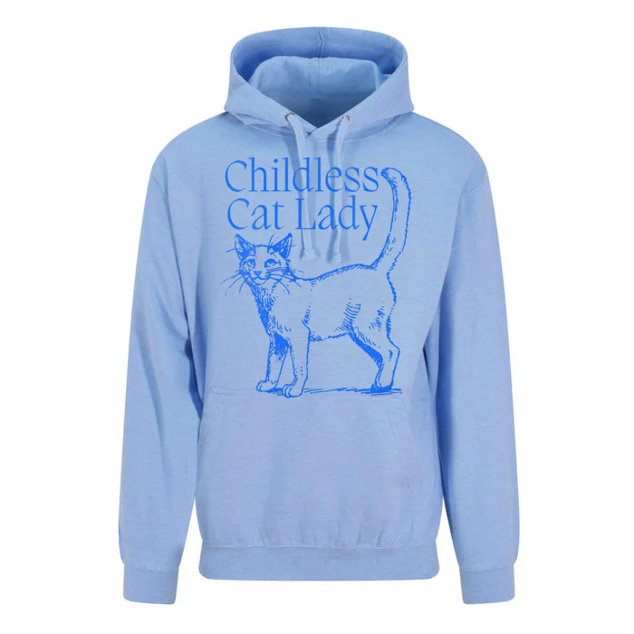 Childless Cat Lady Unisex Surf Hoodie