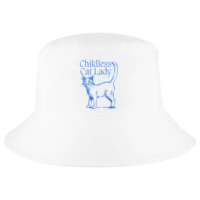 Childless Cat Lady Cool Comfort Performance Bucket Hat