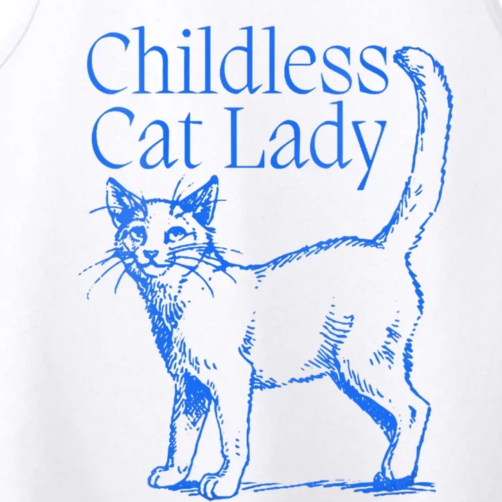 Childless Cat Lady Performance Tank