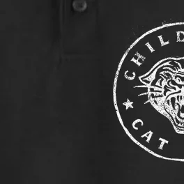 Childless Cat Lady Dry Zone Grid Performance Polo